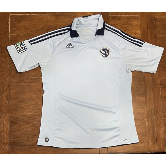 Adidas MLS Sporting Kansas City 2011/12 Home Stadium Jersey Men’s Large - Picture 1 of 7